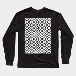 Lombok Weave Pattern Boho Long Sleeve T-Shirt